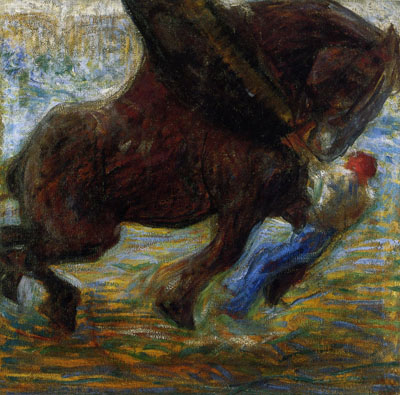 Umberto Boccioni, Gigante e pigmeo, 1910